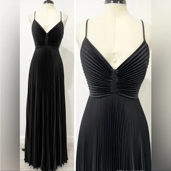 A.L.C. | Dresses | Alc Aries Floorlength Pleated Gown | Poshmark